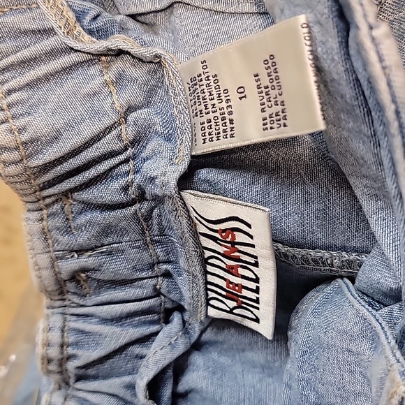 Vintage Bill Blass High Waisted Denim Long Maxi Skirt, sz 10 Med 100% Cotton - Picture 4 of 4